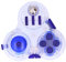 Voluxe Fidget Controller Pad, Fidget Controller Pad Cube Kill Time Tools für Zuhause und Büro