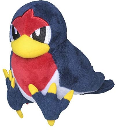 Pokemon Center: Sitting Cuties: Taillow Plush # 276 - Generation 3-6 In