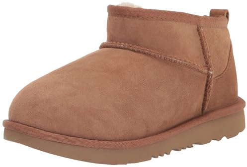 UGG Unisex-Child Classic Ultra Mini Boot, Chestnut, 5