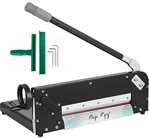 VEVR Hebelschneider A4, Breite 30 cm, manueller Papierschneider, 300 Blatt, 0,5 – 4 cm, Guillotine, Papierschneider mit Sicherheitsschutz, Papierschneider, verlängerter Griff, Schere präziser Schnitt
