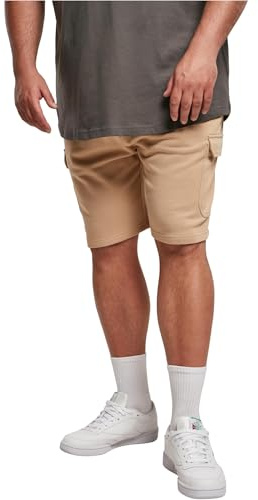 Urban Classics Herren Organic Cargo Sweatshorts unionbeige, S