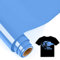 IModeur 5 Ft vinilo textil Azul cielo - 30,5 x 153 cm vinilo Azul para Cricut Maker, Silhouette Cameo, vinilo textil termoadhesivo para ropa, gorras, pantalones, otros tejidos