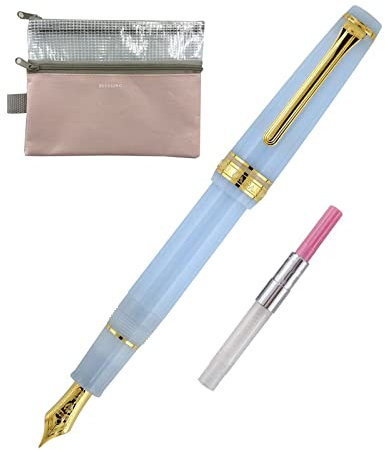 Generisch Sailor Professional Gear Slim Shikiori Fountain Pen (MF) with Converter and Pencil Box (Japan Import) (Grateful Crane(11-1227-304))