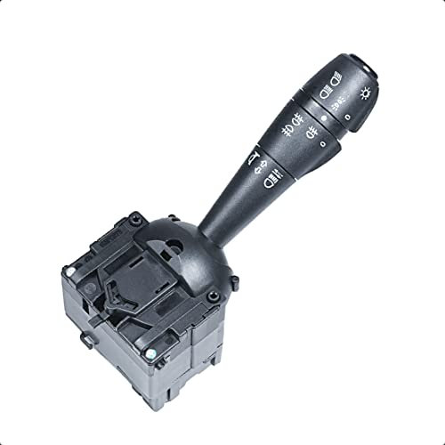LoreenCar Lenksäule Blinker Stalk Schalter für DACIA Sandero/Duster/Lodgy/Dokker/Logan II & Renault Logan/Stepway II, OE 8201167988 255405056R 255400337R, Blinkerschalter