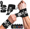 MERCURYAL 2 Handgelenk Bandagen Gym - Wrist Wraps Gym - Handgelenk Bandagen Fitness – Handgelenkbandagen Kraftsport für Fitness, Handgelenkstütze, Bodybuilding, Kraftsport & Crossfit (Schwarz & Weiß)