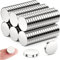 FINDMAG 50 Stück 12 mm x 2 mm Kleine Magnete Stark, Kühlschrankmagnete, Rund Magnete Klein, Magnet für Magnettafel, Whiteboard Magnet für Handwerk, Teilezusammenstellung