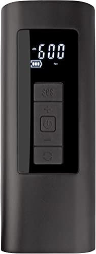 Telestar TROTTY PUMP Pro - elektrische Luftpumpe/Akku Kompressor Mini (Fahrrad/Motorrad/Auto/E-Scooter/Ball usw., max. 10 Bar - 150 PSI, 12 Volt, digitales Display, Taschenlampe & Powerbank)