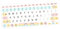 Lurrose Silicone Keyboard Film for K380 Keyboard Protective Film Silicone Cover Anti-Dust Laptop Keyboard Cover