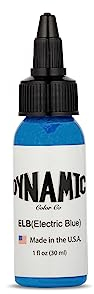 DYNAMIC - Tinta Para Tatuaje Color Electric blue 1oz (30ml)
