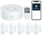 OOCOME Gong, WiFi Wireless Puerta Ventana Abierta Sensor de Contacto Alarma Sistema de Alarma de Seguridad en el Hogar Sistema de Alarma de Seguridad en el Hogar Control Remoto con 1 Receptor 5