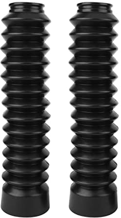2Pcs Cache Fourche Avant en Caoutchouc, Protections de Fourche de Moto 52 mm et 37 mm Dia Couvre Fourche Moto Protections Fourche Soufflet Protection Universel pour Moto Dirt Bike VTT