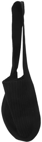 VALICLUD gestrickte Tasche gehäkelte Tasche große Einkaufstasche Handtaschen schwarze Tragetasche tragbare Umhängetasche Einkaufstasche stricken häkeln Damentaschen Gewebte Tasche Einkaufen