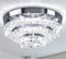 Cainjiazh11.8 Kristall-Kronleuchter Moderne Kristall-Deckenleuchte LED-Kronleuchter Semi Flush Mount Kronleuchter Kristall-Deckenleuchte für Schlafzimmer Esszimmer Wohnzimmer Flur (6500K Cool White)