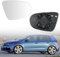 Convitex Golf 6 Spiegelglas Rechts 2008-2013, Beheizbar Spiegelglas für Touran 1T3 TSI TDI 10-15, GOLF 6 Van 5K1 Konvex Spiegelglas+Haltefuss, Ersatz Türspiegelglas GOLF 6 Variant AJ5 Beifahrerseite