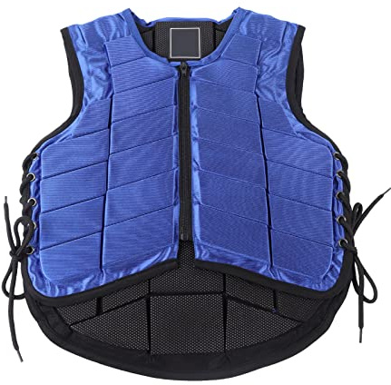 Masyrt Accesorios para Equipos de Equitación, Chaleco Protector, Chaleco de Seguridad para Montar a Caballo, Chaleco Protector Ecuestre, Chaleco Acolchado para Equipo de Protección para