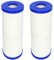 Ynzeyx Spa Filter für Whirlpools, 2Pcs Spa Filterkartusche Ersatz für Pleatco PRB50-IN, Unicel C-4950, Filbur FC-2390, 50 Sq. Ft Filterpatrone
