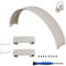 Studio Pro Headband & Hinge Replacement Parts Compatible with Beats Studio Pro Wireless Headphone, Durable Repair Kit Replacement Headband Metal Folding Hinge Clip Cover Pin Repair Parts Set-Sandstone