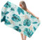 Serviette de Plage XXL,Serviette Microfibre 90X180cm, Serviettes de Plage Léger et Séchage Rapide, Serviette Convient pour la Plage, Sport, Voyages, Sauna, Piscine