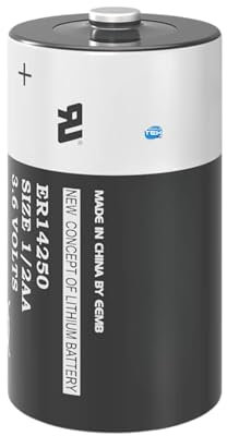 SIMPLETEK - 1/2AA ER14250 3.6V Batteries | Pack of 1 Non-Rechargeable Battery | Compatible with XL-050F, SB-AA02, LS14250, TL-5902, TL-215