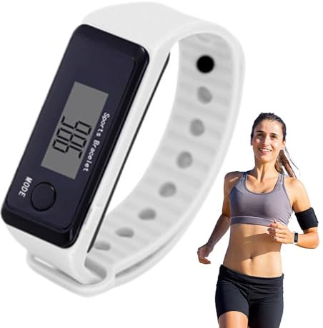 Pedometro da passeggio con contapassi, orologio da polso intelligente, display a LED, contapassi, contapassi portatile, contapassi, dispositivi indossabili da polso elettrici per sport all'aria aperta