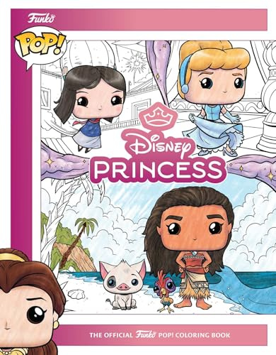 Disney Princesses Official Funko POP! Coloring Book