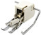Alfa Prensatelas doble arrastre abierto, enmangue bajo, accesorio para máquina de coser, acero inoxidable y plástico