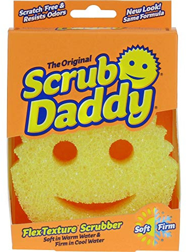 Scrub Daddy, SCBSDPDQ, Scrub Sponge, 1 Each, Yellow