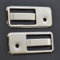 2 x 3D Chrom Super Edelstahl Spiegel Griff Tür Bezüge für FH FM FL LKW