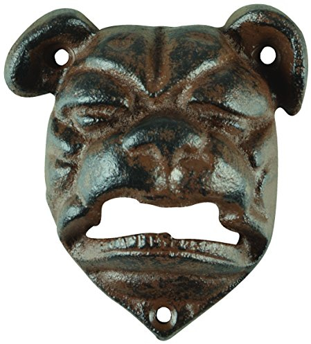 Fallen Fruits Ltd Bulldog Bottle Opener, Brown
