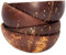 Copaya | Original Coconut Bowl | 100% Naturprodukt aus Kokosnussschalen | Vielseitig Verwendbar (Smooth (poliert), 4 Stück)