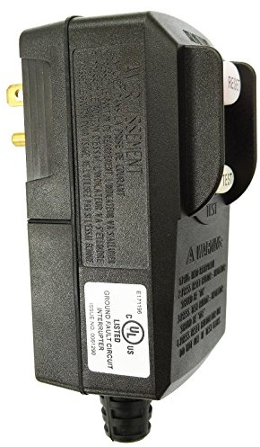 WELLONG GFCI Ersatzstecker mit 3 Zinken, wasserfest, UL-gelistet, 15 A, für Hochdruckreiniger, Poolpumpe, Haartrockner etc.