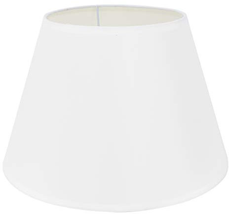 DULEE Φ 8.7 Lampe de Table Simple Abat-jour de Chevet Abat-jour Mural,White (Haut)15*(Taille)17cm*(Bas)22cm