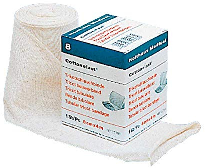Holthaus Medical Cottonelast® Trikotschlauchbinde, Schlauchverband, Verband, Binde, DIN61633-TB, 6cmx4m