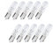 INION 10x Stück – W1.2W - W2.1x9.5d - T5-1.2W - KFZ Beleuchtung - LONGLIFE - Glühlampe Glassockellampe Glühbirne Soffitte Autolampen WERKSTATTWARE