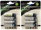 Set di 8 batterie ACCUS AA LR03 1,2 V Ni-MH ricaricabili, 3000 mAh, per rimuovere le batterie AA 1,5 V, AA LR06 LR6 R06 R6 H06 2 A, giocattolo telecomandato per auto ETC (AA 3000 mAh)
