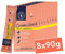 Pets Deli Cremesnack für Katzen mit Huhn und Jakobsmuschel ohne Zucker und Gluten 8 x 90g