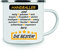 Crealuxe Emaille Tasse Handballer sind mutig, gelassen, nett, ... kurz: die besten - Kaffeetasse mit Motiv, Campingtasse, bedruckte Emailletasse mit Wunschtext