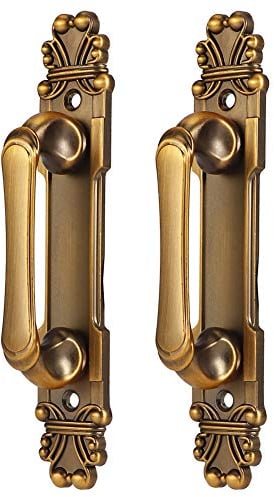 2 Piece Rustic Barn Door Handle Pull Handle European Antique Cabinet Hardware Accessory