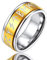 FaithHeart goldener Spinnerring Fingerring mit Rune Symbol Damen Herren Viking Retro Rune Fingerring Hip pop drehbarer Meditationsring für Paar Pärchen