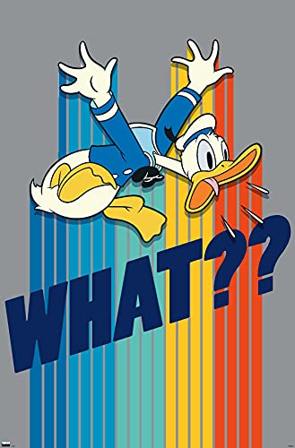 Trends International Donald Duck - Retro Cartoon Poster für Wohnzimmer