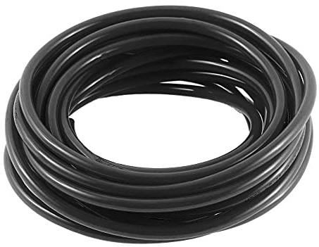 Gexmile Tubo Flessibile Pneumatico 10 metri PU Tubo Flessibile Linea Compressore d'aria Alta Pressione della Pompa Esterno 6mm x Interno 4mm Nero