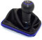 MKptopia 23mm Pomo de cambio de marchas Palanca de cambios Gaitor Boot compatible con VW Golf 4 IV MK4 GTI R32 Bo-ra Je-tta - 5 velocidades Azul