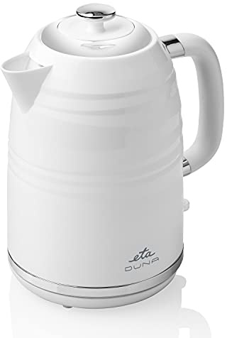 ETA Wasserkocher Duna I 1.7 Liter I 2200W I Teekocher I Lichtsignal für Betrieb I doppeltes Sicherheitssystem I automatische Abschaltung