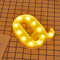 JANDEI - Lettere LED, Numeri Luminosi, Figura a Cuore, 22cm, con Luce Calda per Decorazione e Atmosfera, Luci Notturne Scrivania, Compleanni, Matrimoni, Vetrine. Funzionano con batterie AA (Q)