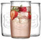 Glaver's Drinking Glasses Set of 4, Vintage Italian Style – Elegant 20 Oz Clear Tumbler Glassware Set– Genuine Artisan-Made for, Refreshing Drinks, Beverages, Cocktails.