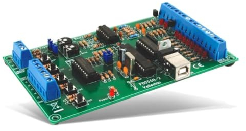 Whadda Kit di saldatura, fai da te, scheda di interfaccia per esperimenti USB, compatibile con Windows