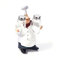VIFERR Koch Figuren Deko, Küchenchef Figur Niedlicher Koch Kunsthandwerk Koch Statue Agatige Harz Dekoration Ornament für Küche Dekor Coffee Shop Home Decor
