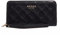 Guess Abey SLG Card & Coin, Accessoires de Voyage-Portefeuille Femme, Noir, 2x21x10