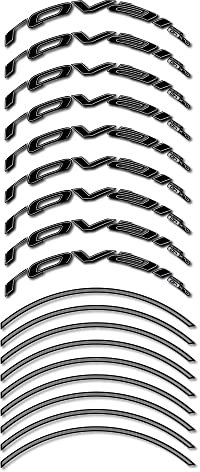Adesivi compatibili con cerchi bici da strada Roval CLX 40 Rapide fustellato 40mm