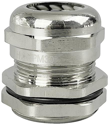 TRU Components TC-10302844 Kabelverschraubung M30 Messing (vernickelt) Metall 1 St.